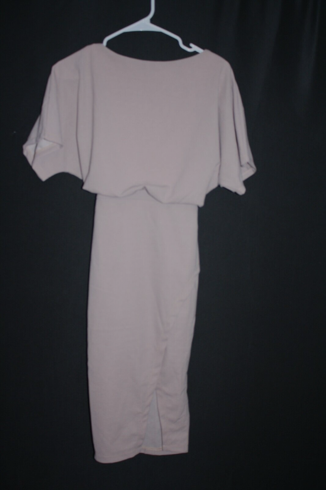 Primary image for Ax Paris Women's Dress Tie Back Mushroom Mauve Stretch Size 8 NEW NWT