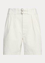 Polo Ralph Lauren Men&#39;s 7&quot; Relaxed Fit Pleated Chino Short in Deckwash W... - £75.36 GBP