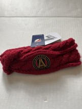 Atlanta United FC Red Headband Womens NWT Knit 100% Acrylic MLS Soccer - £11.44 GBP