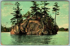 Devil&#39;s Oven Thousand Islands New York NY 1911 DB Postcard F11 - £2.09 GBP