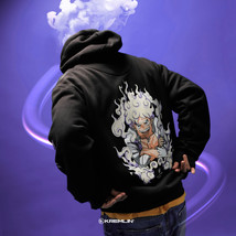 KRMLN Techwear Pullover Hoodie Jacket Glow In The Dark- Sun God Nika, Cy... - $100.00