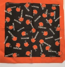 1999 NFL Cleveland Browns Bandanna Handkerchief Cheering Cloth 21.5&quot; x 21&quot; USA - £14.44 GBP
