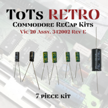 Commodore 64, Commodore 128, Vic 20, Plus 4, C16 Recap Upgrade Kits - $5.99+