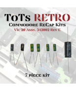 Commodore 64, Commodore 128, Vic 20, Plus 4, C16 Recap Capacitor Kits - $109.88 MXN+
