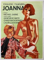 Original Vintage Movie Poster Joanna Genevieve Waite Michael Sarne 1968 - £64.67 GBP