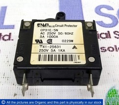 Fuji CP31E/5N Circuit Protector 1-Pole 5A 1000A CPE-Series CP31E5N Breaker Japan - £60.66 GBP