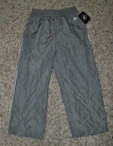 Boys Pants Athletech Track Gray Mesh Lined Wind Resistant Elastic Waist-... - $14.85