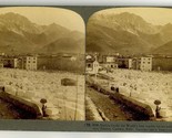 Marble Blocks at Railway Station in Carrara Italy Underwood  Stereoview  - $17.82