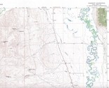 Woodruff Quadrangle Utah 1968 USGS Topo Map 7.5 Minute Topographic - $23.99