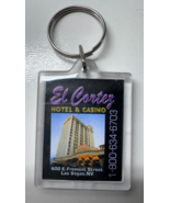 Vintage EL Cortez Las Vegas Hotel and Casino Souvenir Acrylic Keychain - $10.88