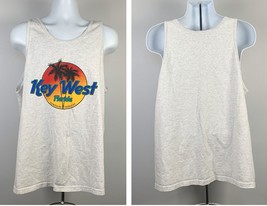 Key West Florida Sunshine Paradise Tank Top Shirt Mens XL Palm Trees Colorful - £17.02 GBP