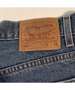 36 x 37.5 ~ Tag: 36 x 38 ~ Vintage Levi's 560 Loose Fit Tapered Leg Men’s Jeans - $50.54