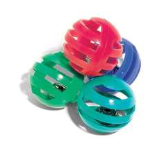 Colorful Jingle Ball Cat Toy - 4 Pack - £9.58 GBP