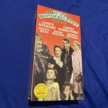 It&#39;s a Wonderful Life VHS 1987 Uncut James Stewart Lionel Barrymore Good Times - £3.75 GBP