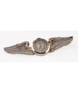 US Piloto Ala Reloj Broche En Plata de Ley Por Croydon! Gran Vintage Pieza - $10,477.86 MXN