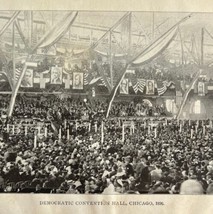 Democrat Convention 1900 Print New Declaration History Struggle Chicago ... - £23.59 GBP