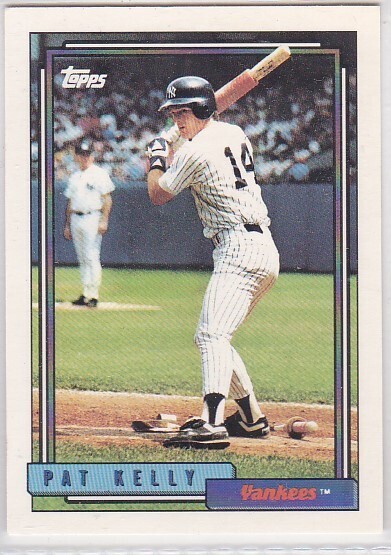 M) 1992 Topps Baseball Trading Card - Pat Kelly #612 - $1.97