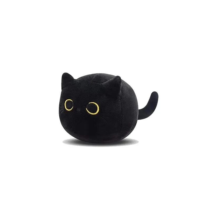 2Sizes Kawaii Black Cat Soft Plush Pillow Doll Toys Lovely High Quality Kids - £10.54 GBP+