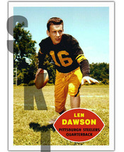 1960 STCC #133 Topps Len Dawson Pittsburgh Steelers  Chiefs HOF Custom - £2.95 GBP