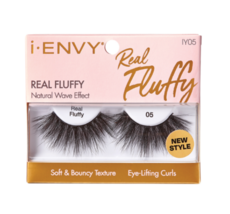 I Envy Kiss Eyelashes Fluffy Curls Soft &amp; Bouncy Texture Real Fluffy IY05 - £3.60 GBP
