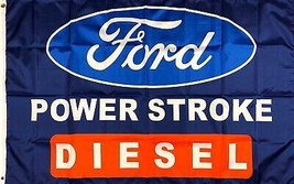 Ford Power Stroke Diesel Flag 3X5 Ft Polyester Banner USA - £12.75 GBP