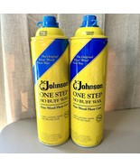 *READ* 2 Opened Cans SC Johnson One Step No Buff Wax Fine Wood Floor Car... - €64,17 EUR