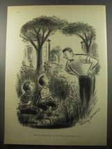 1950 Cartoon by Whitney Darrow, Jr. - But gee, Pop, they say the doctors smoke - £14.78 GBP