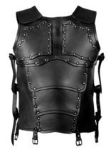 Medieval Viking Leather Armor SCA reenactment Torso Dark Knight Breastplate item - £155.06 GBP