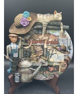 &quot;Potting Shed Pals&quot; Limited Edition By Charles Wysocki Purrfect Companio... - $32.41