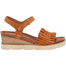 Dorking By Fluchos women&#39;s agnes wedge sandal in Cuero - $125.00