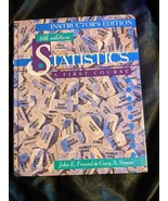 STATISTICS: A FIRST COURSE By John E. Freund &amp; Gary A. Simon - Hardcover - £37.91 GBP