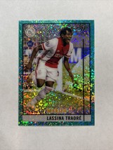Lassina Traore Rookie Aqua /175 Prism 2020-21 Topps Merlin Chrome UEFA UCL Ajax - £7.50 GBP