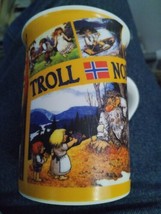 Troll Norway Trolls Coffee Mug Tea Cup Norway Porcelain by Way Nor - £23.72 GBP