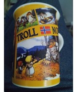 Troll Norway Trolls Coffee Mug Tea Cup Norway Porcelain by Way Nor - $29.69