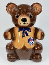 KRAFT Teddy T BEAR Ceramic Cookie Jar Regal 1982 - Large 15&quot; - £15.62 GBP