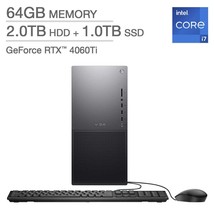 DELL DESKTOP COMPUTER CPU PC TOWER KEYBOARD MOUSE 64GB RAM 2TB HDD NEW~ - £1,532.90 GBP