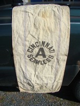 Cincinnati A Seamless Timothy Seed , antique feed/seed sack - £23.59 GBP