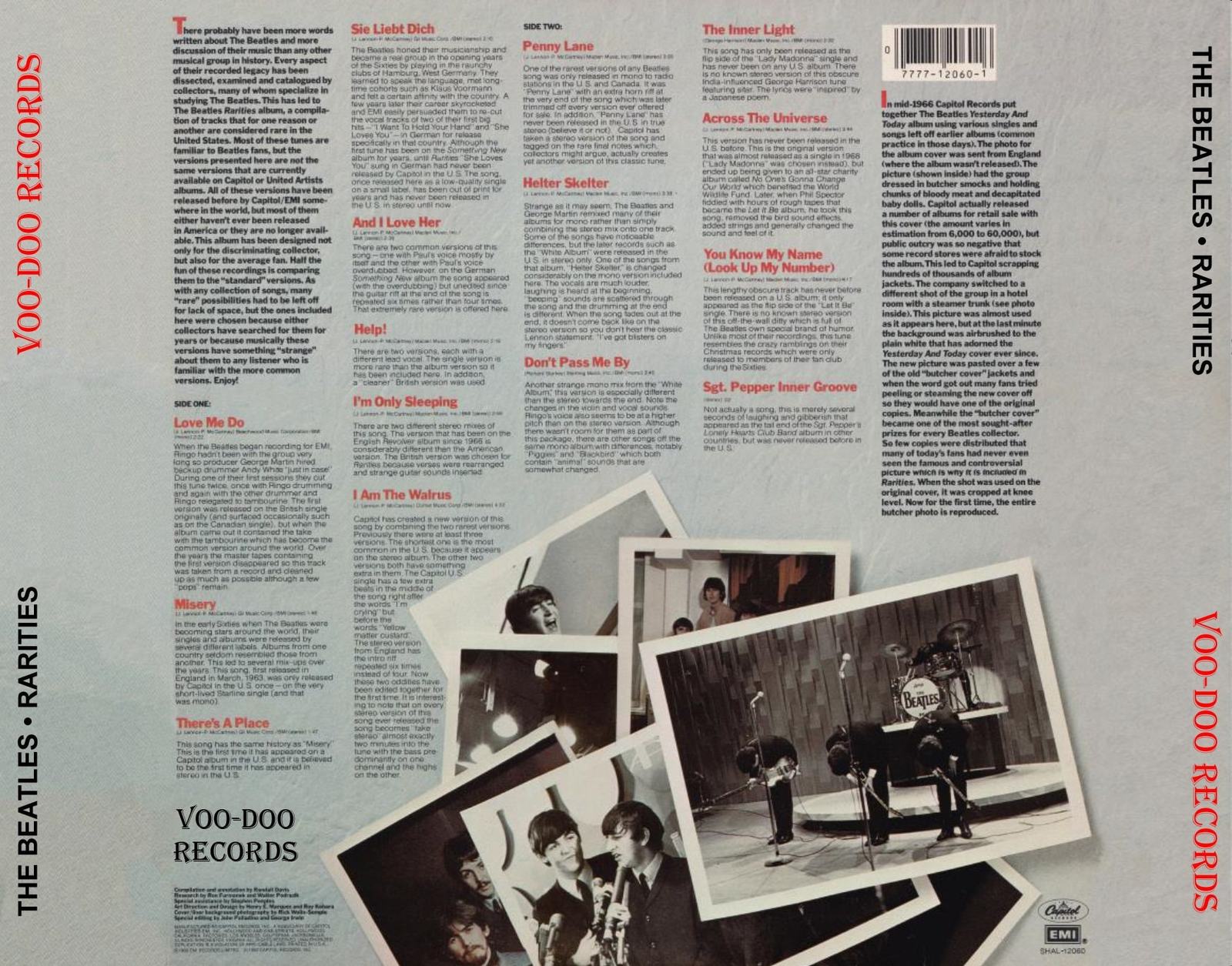 The Beatles Rarities CD  1980 U.S. Version - Penny Lane  I Am The Walrus  And I  Item image 2