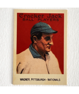 Hans Wagner 1915 Cracker Jack Card #68 Reprint 3 / 24 Pittsburgh Nationa... - £11.72 GBP