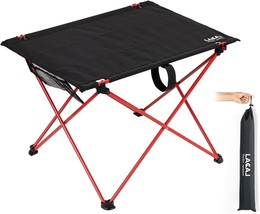 G2 Go2Gether Lightweight Camping Folding Table, Durable Aluminum Frame,, Black - £35.37 GBP