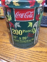 Vintage Coca Cola 200pc Puzzle In Collectable Tin - Sealed - 1998 - £14.42 GBP