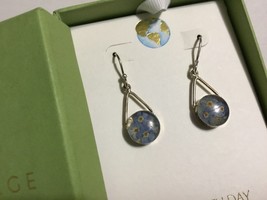 Seed &amp; Sage Sterling Silver forget me not earrings brand new in box - £23.32 GBP