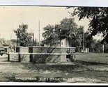 Band Stand City Park Elgin Iowa Real Photo Postcard - £11.05 GBP