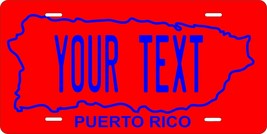 Puerto Rico 1970-73 License Plate Personalized Custom Car Bike Motorcycle Moped - $10.99+