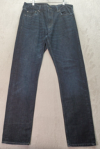 Banana Republic Jeans Men&#39;s Size 36 Blue Denim Cotton Dark Wash Slim Fit... - £17.35 GBP