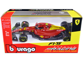 Ferrari F1-75 #55 Carlos Sainz Giallo Modena Formula One F1 Italian GP 2022 Form - £16.84 GBP