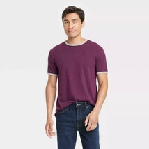 Men&#39;s Short Sleeve T-Shirt - Goodfellow &amp; Co Plum Purple Size Large - $8.70