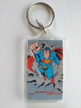 Superman Vintage Keychain 1982 Original Licensed Official DC Comics Superhero - £13.60 GBP