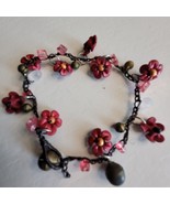 Fashion Women Small Flower Ankle Bracelet Jingle Bells Foot Chain Flower... - $12.17 CAD