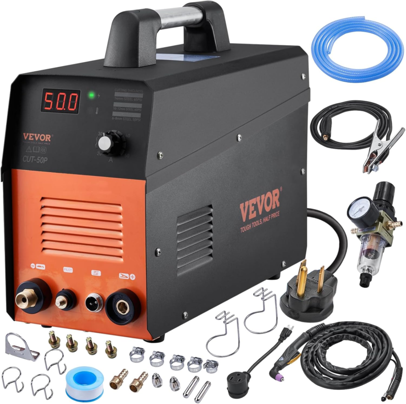  110V/220V Dual Voltage, 50Amp, Upgraded Non-Touch Pilot Arc Air Cutting... - $297.57